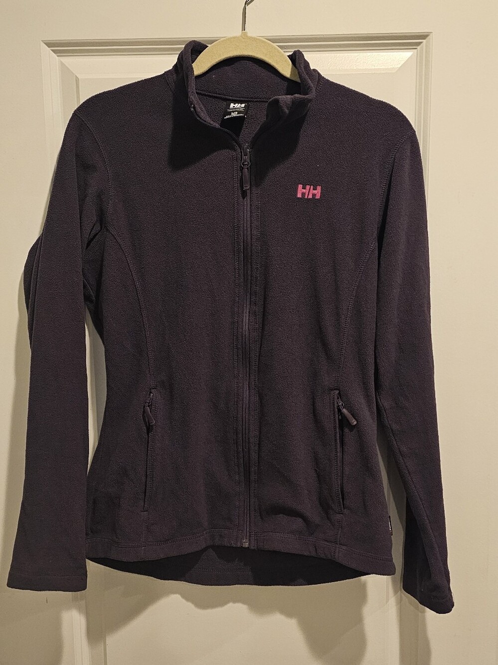 Helly Hansen Women's Daybreaker Fleece Sweater Dark Purple Full Zip Large